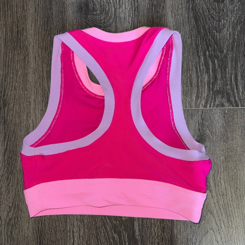 Beach Riot Gwen Matching Top Raspberry Colorblock - Picture 2 of 5